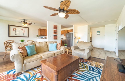 Kihei Condo | Kihei Holiday Resort #215, Ocean and West Maui Mountain Views!