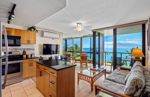 Kihei Condo | Kihei Surfside #608: Oceanfront Sanctuary with Spectacular Views!
