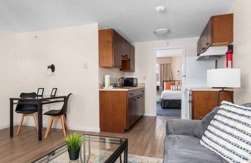 Beverly Hotel | King Suite | The Beverly Hotel | Separate Bedroom and Living Area