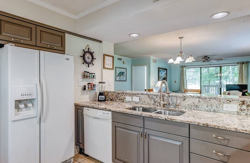 Arcadian Shores Villa | Kingston Plantation - 2 Private Patios & Lake View - Myrtle Beach-Gated Beach Fr