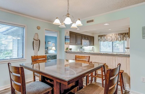 Arcadian Shores Villa | Kingston Plantation - 2 Private Patios & Lake View - Myrtle Beach-Gated Beach Fr