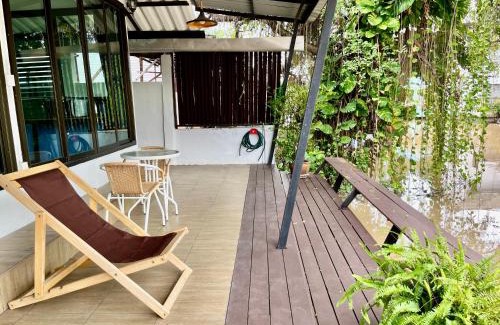 Rat Burana Ski Chalet | Kirin Riverside Homestay with AC, WiFi in Bangkok