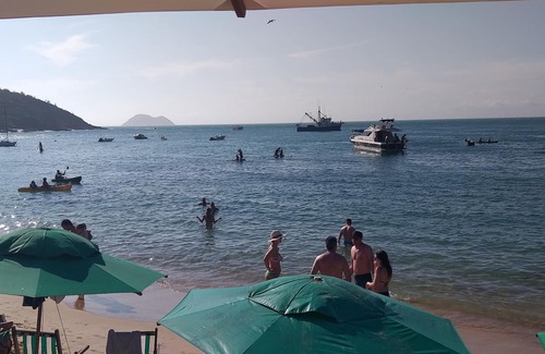 Praia Rasa Apartment | Kitnet in condominium with complete leisure