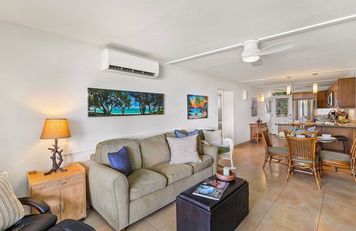 Kihei Condo | KKP 208 Remodeled 2BD Kihei Condo w AC Near Beach
