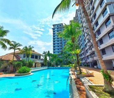 Klebang Kechil Apartment | Klebang GX Homestay City & Partial Seaview P0805 with Youtube, TV Games & Toys
