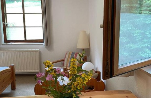 Todtnau Apartment | Kleine, familienfreundliche 1-Zi FeWo am Bach und zwischen zwei Seen