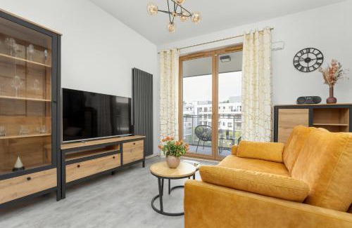 Wilanow Apartment | Klimatyczny Apartament na Wilanowie Parking & Balkon by Noclegi Renters