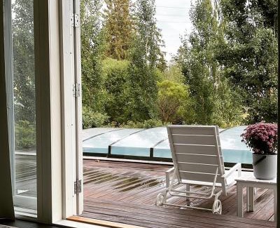 Valkeakoski House | Koe upea loma -Pool House, Metsäkansassa, Valkeakoski