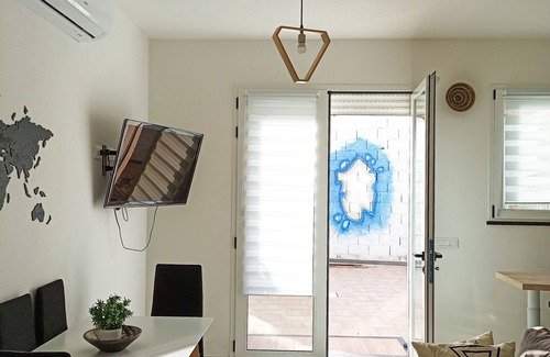 Cabras Apartment | Kolossoi GH - Apartment W/kitchen, living & courtyard