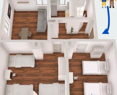 Wilhelmshaven Apartment | Komplette Wohnung Wilhelmshaven mit Netflix