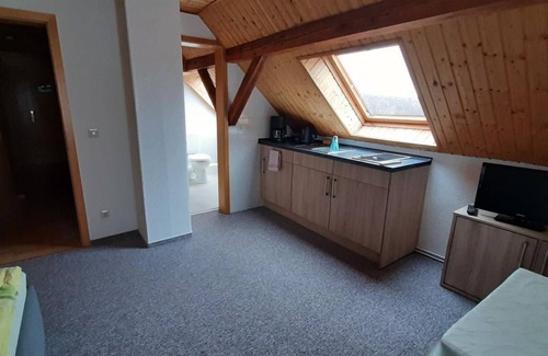 Friedrichsbrunn Bed & Breakfast | Konditorei, Café und Pension Günther&fricke GbR - Doppelzimmer, Dusche, WC, Standard