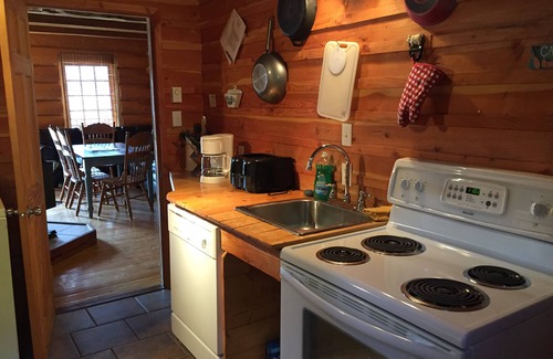 Boswell Ski Chalet | Kootenay Lake Lodge Waterfront Log Chalet - location, location, location !