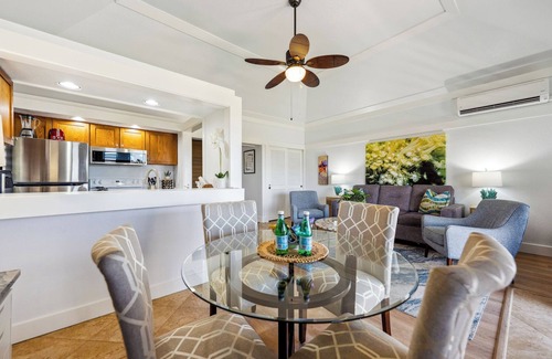 Poipu Apartment | KP313-Top Partial View-Gym-Pool-AC-Updated