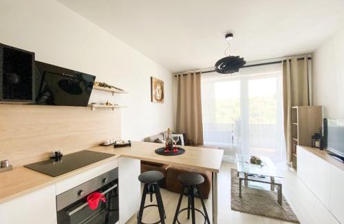 Bratislava Apartment | Krásny moderný 1-izbový byt, novostavba + parking