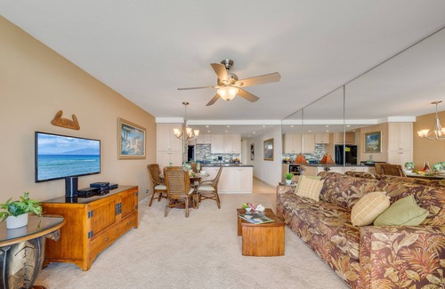 Kahana Condo | KR 221 BeachFront Condo with Ocean Views Pool BBQ