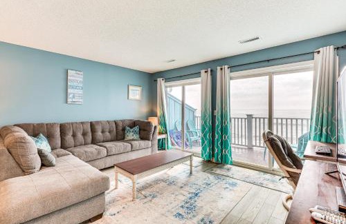 Kure Beach Apartment | Kure Beach Condo with Panoramic Ocean Views!