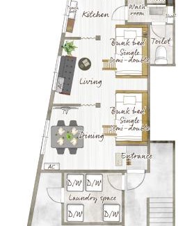 Nanbasennichimae Apartment | Kuromon Central Self Inn 301 KI31