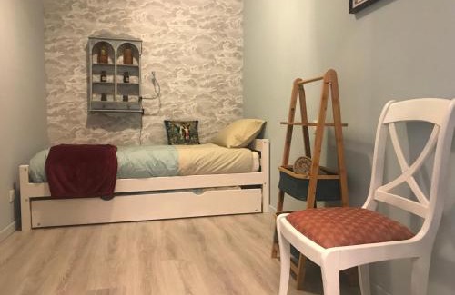 Romans-sur-Isere Apartment | L'Apothicaire, centre historique, climatisation, fibre, ESS, rez-de-chaussée, BedinShop