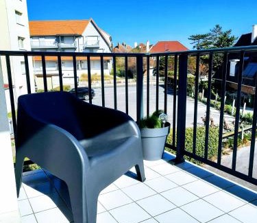 Hardelot-Plage Apartment | L'art de l'eau PLage ,Studio en résidence privée.