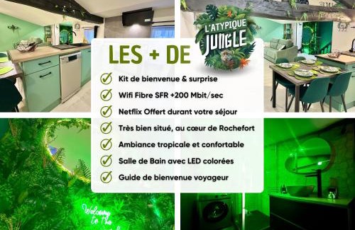 Rochefort Apartment | l'Atypique Jungle - Hyper Centre - Refait à neuf
