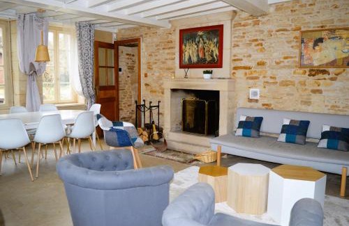 Cairon House | L'auberge du lavoir, maison en pierres avec jardin