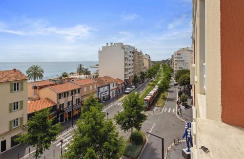 La Californie Apartment | L'Azur - Seaview - AC - Tram - WIFI - Airport