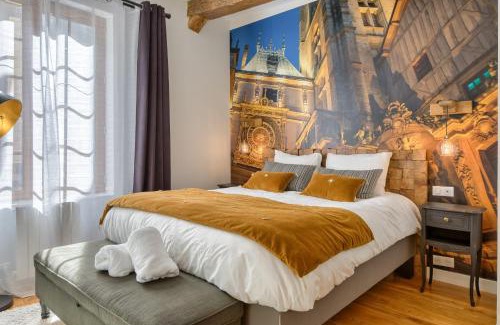 Quartier Vieux Marche-Cathedrale Apartment | L'escale du Gros-Horloge une parenthèse prestigieuse au coeur de Rouen