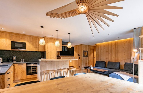 Megeve Apartment | L’Escapade – Jardin & confort en famille