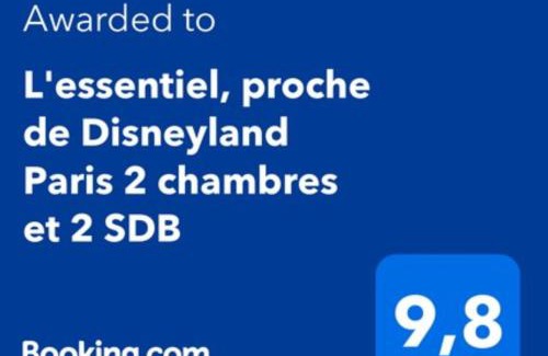 Chessy House | L'essentiel, proche de Disneyland Paris 2 chambres et 2 SDB