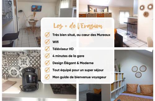 Les Mureaux Apartment | L'Evasion - coeur de ville - WIFI - Gare
