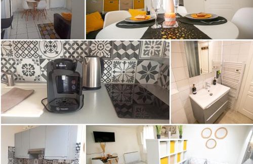 Les Mureaux Apartment | L'Evasion - coeur de ville - WIFI - Gare