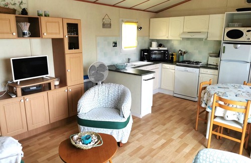 Brem Sur Mer House | L'Evasion - Mobil Home - Heated pools