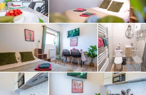 Anzin Apartment | L'Exotique - Parking I Netflix I Gare I WIFI TRÈS HAUT DÉBIT - Calme & Cosy