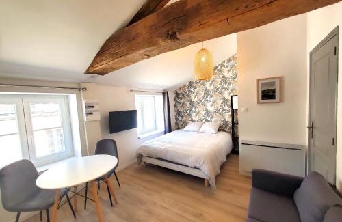 Macon Apartment | L'IDYLLE - Studio Cocooning avec Jacuzzi