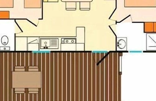 Biesheim House | L'Ile du Rhin campsite** - Cozy 3-room mobile home for 5 adults + 1 child under 12