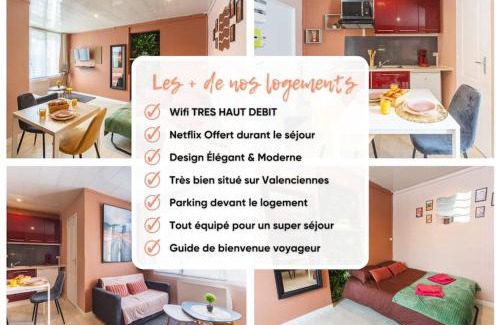 Valenciennes Apartment | L'IMPERIAL - NETFLIX I BILLARD I WIFI I CENTRE-VILLE - Cosy & Confort & Design