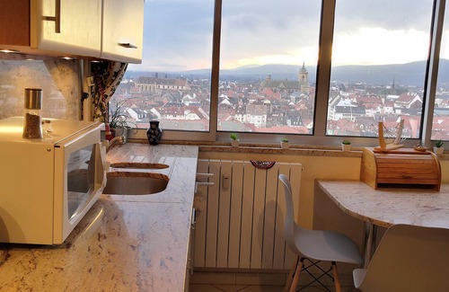 Quartier Saint-Leon Apartment | L'OPALINE - A splendid view in the heart of Colmar