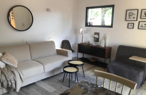 Saint-Paul-en-Foret Villa | LA BRINDILLE Petit mas provencal meublé de tourisme 3 étoiles 2-3 personnes 1 piece 30 m2 tout confort lisière foret jardin Jacuzzi Piscine