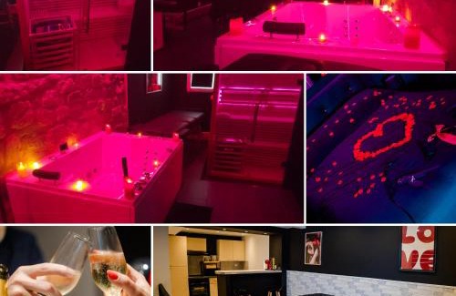 Hastings Villa | La Cachette Secrete - Love Room à Caen en Normandie avec Balnéo et Sauna Privatif