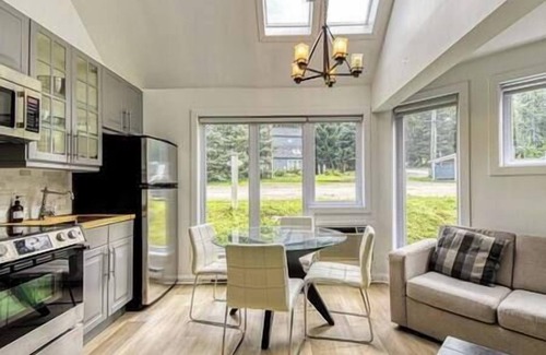 Mont-Tremblant Pedestrian Village Apartment | La Chouette: Ski out Condo on the Voyageur Trail!
