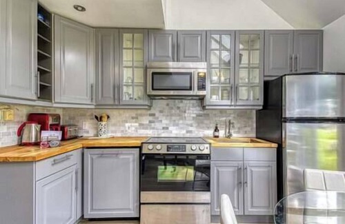 Mont-Tremblant Pedestrian Village Apartment | La Chouette: Ski out Condo on the Voyageur Trail!