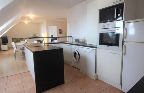 La Foret-Fouesnant Apartment | La Forêt-Fouesnant, apartment in the centre of the village, 5 minutes from the beach