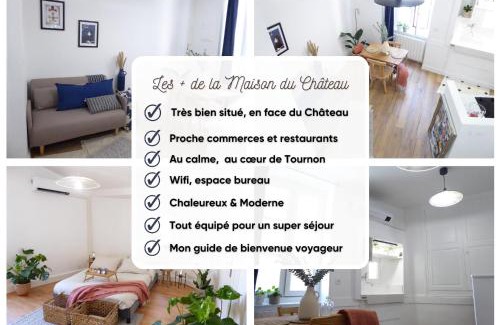 Tournon-sur-Rhone Apartment | La Maison du Château au calme et centrale