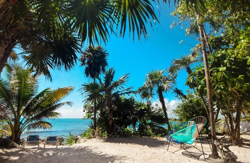 Tulsayab Villa | La Maison Manati, beachfront, infinity pool, cooking service included