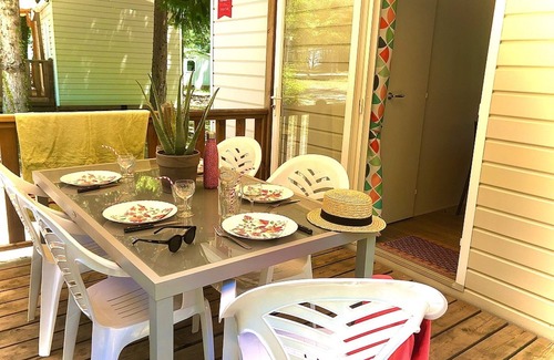 Le Buisson-de-Cadouin Cottage | La Noix de Pécan'y - Summer Mobile Home 5p