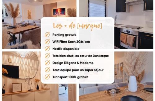 Dunkerque-Sud Apartment | *La Pampa* Perle rare proche du Centre et plage