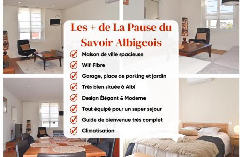 Albi House | La Pause du Savoir Albigeois - Garage - Climatisation - Centre ville