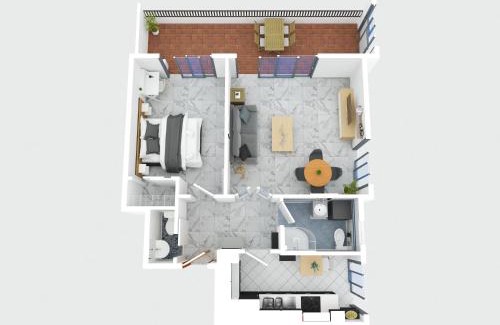 Roquebrune-Cap-Martin Apartment | LA PERLE 2P Vue Mer Terrasse 2 mins Plage Garage Clim