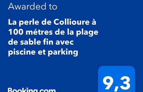Collioure Apartment | La perle de Collioure à 100 métres de la plage de sable fin avec piscine et parking
