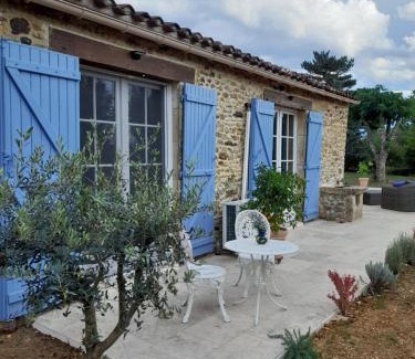 Loubejac House | La petite maison bleue avec piscine